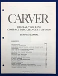 Original Carver TLM-3600 Cd Changer Service Manual. Fixed Price $19.95.