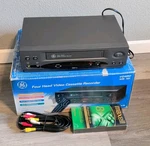 Ge VG2052 Vcr Video Cassette Recorder Tested W/ Box, Av Cables & Tape No Remote. Fixed Price $69.99.