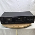 Vintage Luxman K-110W Hx Pro Auto Reverse Dual Cassette Player Recorder Deck. Fixed Price $140.00.