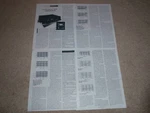 Carver A-760X Amplifier REVIEW,4 Pgs, 1997, Full Test! 2 Channel Monster. Fixed Price $9.99.