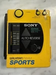 Sony WM-F73 Sports Walkman Fm/am Radio, Cassette Tape Player, 1986 Model. Fixed Price $95.00.