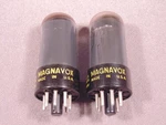 2 6V6GT Magnavox By Sylvania Smoked Glass Hifi Guitar Amp Vacuum Tubes Codes Mvw. Fixed Price $30.00.