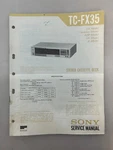 Sony TC-FX35 Original Service Manual Free Shipping. Fixed Price $14.00.