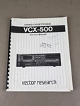 Vector Stereo Cassette Deck VCX-500 Service Manual D-3111. Fixed Price $54.95.