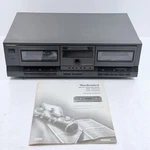 Vintage Technics Stereo Double Dual Cassette Deck Model RS-TR252 Powers On/read. Fixed Price $61.99.