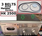 Fits Harman Kardon Hk 2500 (3 Pk Of Belts) New!!. Fixed Price $17.95.
