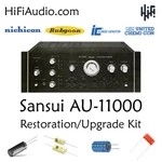 Sansui AU-11000 Rebuild Restoration Recap Service Kit Repair Filter Capacitor. Fixed Price $245.00.
