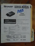 Sharp RD-660 Av 1 Service Manual Original Repair Book Tape Deck Player. Fixed Price $20.00.