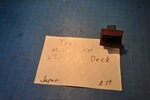 Teac Model 350 Cassette Deck Replacement Parts Power Switch # E-41337. Fixed Price $15.00.
