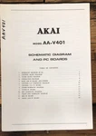Akai AA-V401 Amplifier Fold Out Schematic *original*. Fixed Price $19.97.
