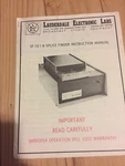 Lauderdale Electronics Labs Vintage SF-101-B Splice Finder Manual. Fixed Price $10.00.