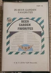 Vintage 25 Beer Garden Favorites Music Cassette Tape Tdp Records 1978 Complete. Fixed Price $14.99.