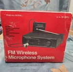 Realistic Radio Shack Fm Wireless Microphone System Cat No. 32-1221A. Fixed Price $16.99.