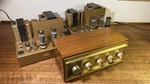 Rare *pair* Leak TL/25 Plus Tube Amps And Point One Stereo Preamp!. Fixed Price $1999.00.