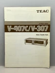 Teac V-407C V-307 Original Owner's Manual Free Shipping. Fixed Price $22.00.
