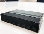 Luxman M-12 Stereo Power Amplifier Discrete Transistor Design In Black Japan. Fixed Price $841.05.
