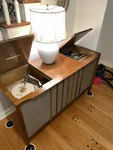 Motorola SK32 Stereo Console By Drexel Channel Tube. Fixed Price $1200.00.