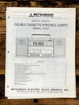 Mitsubishi TX-67 Stereo Service Manual *original*. Fixed Price $14.97.