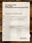 Harman Kardon TD262 TD-262 Cassette Service Manual *original*. Fixed Price $19.97.