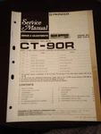 Pioneer CT-90R Cassette Tape Deck Service Manual Original. Fixed Price $49.99.