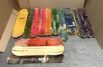 Used Skateboard Decks Reclaimed Maple Wood Diy Art Craft Project Lot Of 7. Fixed Price $100.00.