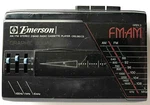 Vintage Emerson CRS260CS Am / Fm Stereo Radio & Cassette Player Walkman Style. Fixed Price $19.99.