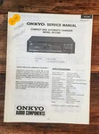 Onkyo DX-C500 Cd Player Service Manual *original*. Fixed Price $19.97.