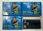 3 New 1 Open Tdk Mini Dv Digital Standard Video Cassette Tape LP:90/SP:60. Fixed Price $18.04.