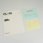 Original Pioneer Stereo Turntable PL-10 Operating Instructions English. Fixed Price $23.34.