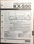 Yamaha KX-S90 Cassette Service Manual *original*. Fixed Price $19.97.