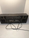 Montgomery Ward Portable Stereo/boombox -dual Tape Deck- Fully Operational. Fixed Price $45.00.