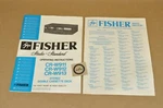 Vtg Fisher Studio Standard CR-W911 CR-W912 CR-W913 Operating Instructions. Fixed Price $13.49.