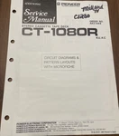 Pioneer CT-1080R Stereo Cassette Tape Deck Original Service Repair Manual. Fixed Price $11.95.