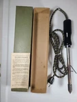 Vintage 12" Western Auto Heavy Duty Soldering Iron 4HR4314 - Wooden Handle. Fixed Price $45.00.