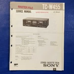 Sony TC-W455 Service Manual Original Paper Oem Repair Guide Usa. Fixed Price $19.96.