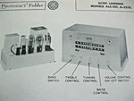 Altec Lansing ALC-101, A-323C Tuner Amplifier Photofact. Fixed Price $7.50.