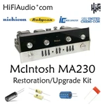 Mcintosh MA230 Amplifier Restoration Recap Repair Upgrade Rebuild Kit. Fixed Price $165.00.