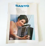 1960S Sanyo Radio Hi-fi Reel To Catalog Brochure German, Printed Japan. Fixed Price $29.00.