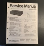 Technics SU-V460 Stereo Integrated Amplifier Original Service Manual 1989. Fixed Price $9.99.