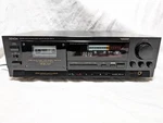 Denon DR-70 3-HEAD Dual Capstan Cassette Deck Maintenance Completed Works Well. Fixed Price $500.00.