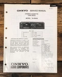 Onkyo TA-RW66 Cassette Service Manual *original*. Fixed Price $14.97.