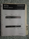 Kenwood AT-55 Service Manual Original Repair Book Stereo Audio Timer. Fixed Price $19.98.