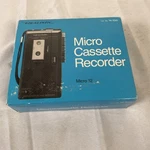 New Realistic MICRO-12 Microcassette Tape Recorder (model 14-1041). Fixed Price $74.99.