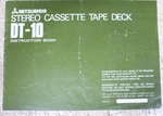 Nice Used Mitsubishi DT-10 Cassette Owner / User Manual *original* Oem Stereo. Fixed Price $19.99.