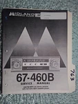 Midland 67-460B Service Manual Original Repair Book Mpx Car Radio Tape Player. Fixed Price $19.99.