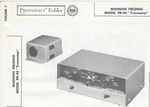 1958 Madison Fielding PR-45 Preamplifier Photofact Manual Transamp Tube. Fixed Price $11.04.