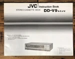 Jvc DD-V9 Cassette Owners / User Manual *original*. Fixed Price $24.97.