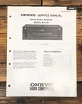 Onkyo M-5150 Amplifier Service Manual *original*. Fixed Price $24.97.