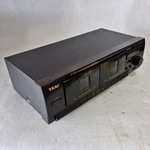 Teac W-505R Auto Reverse Double Cassette Deck Hi-speed Dubbing Black Stereo. Fixed Price $69.00.