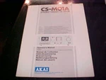 Akai Cassette Deck Stereo Owners Manual CS-MO1A Operator Maintenance Tape. Fixed Price $14.98.